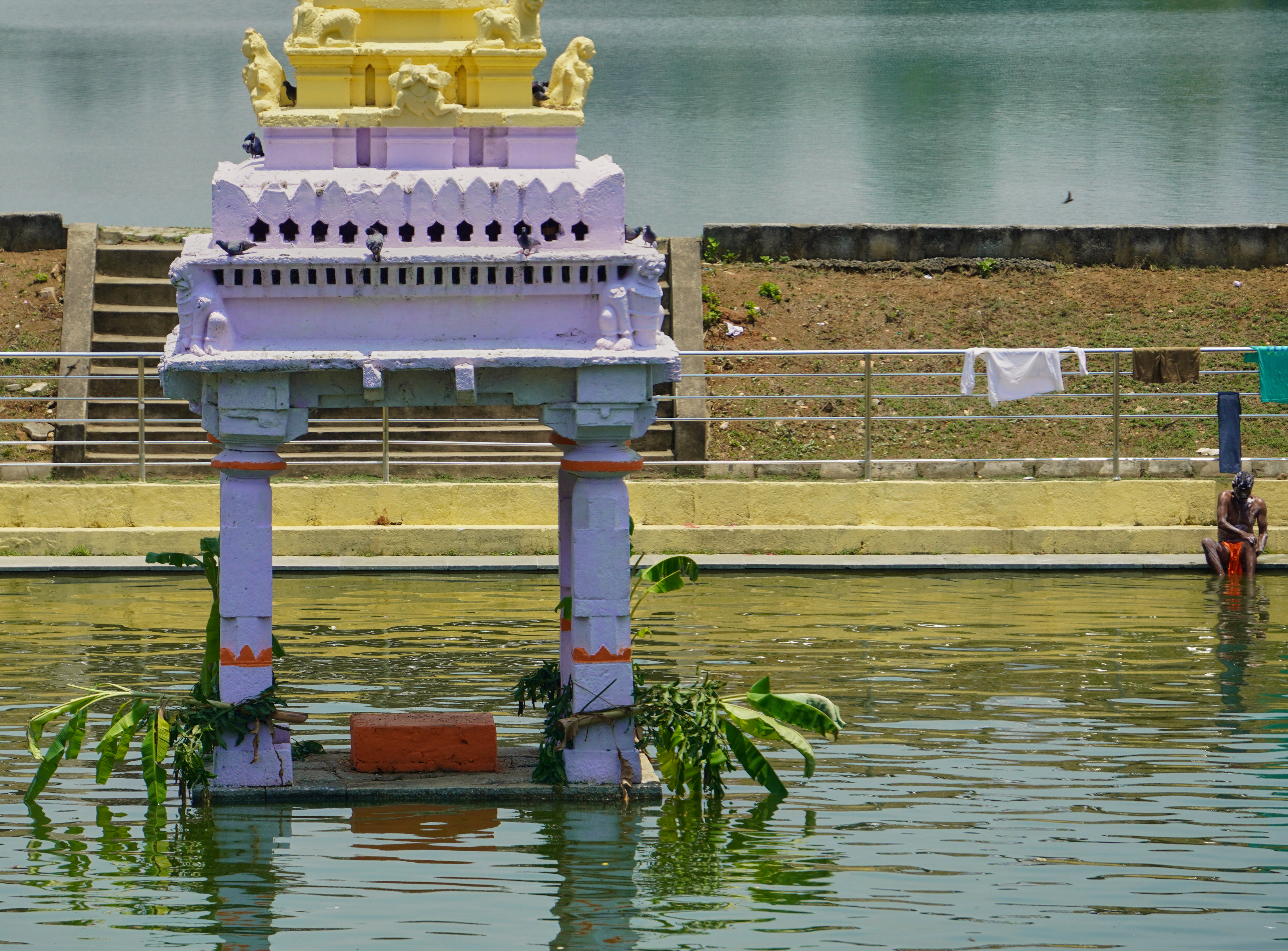 Temple in the tank