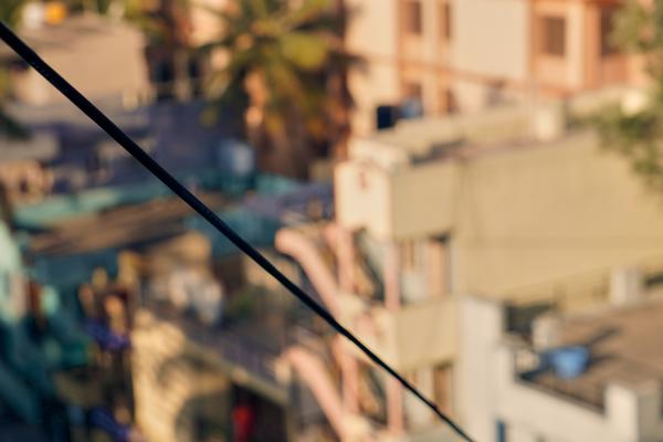 Wire over the street