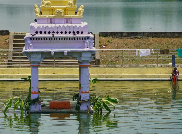 Temple in the tank