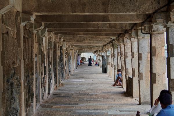 Temple corridor