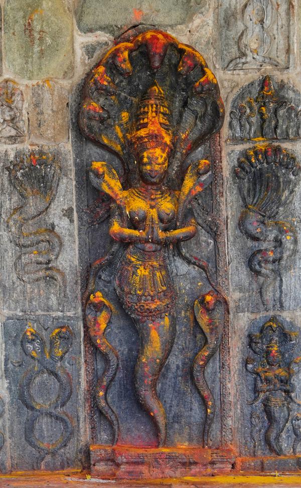 Goddess in turmeric