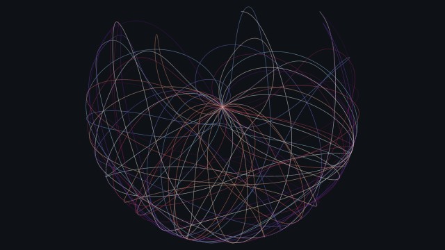 Poincaré section of driven quadruple pendulum